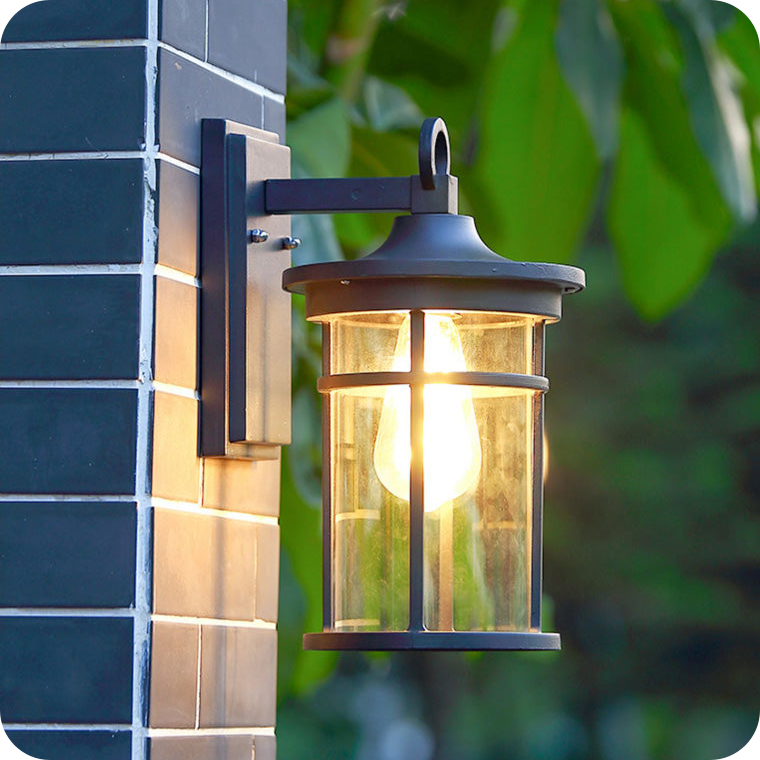 Cylinder Outdoor Wall Lantern