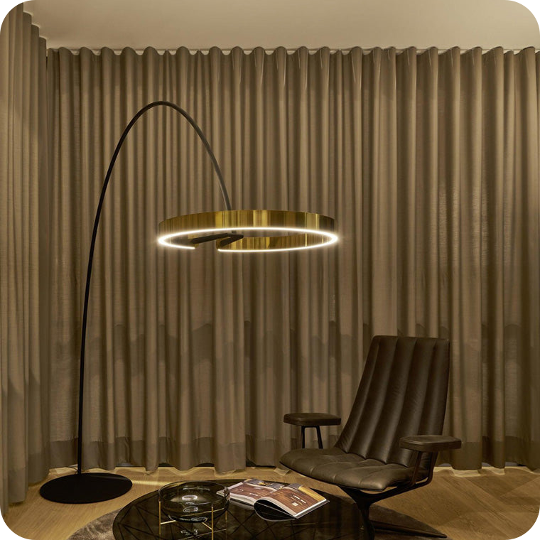 Circular Arc Floor Lamp