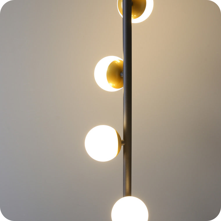 Bubble Dimmable Floor Lamp with Charging Tray