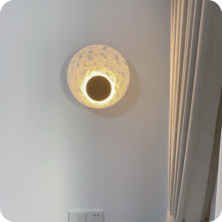 Aplique de pared con forma de disco redondo Eclipse