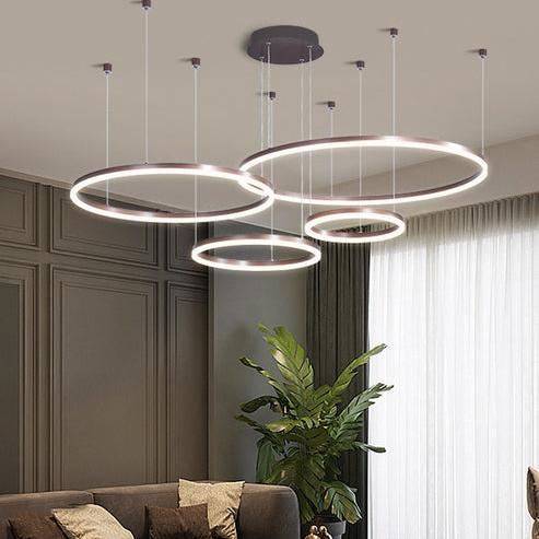 Wireless 3 LED Ring Chandelier