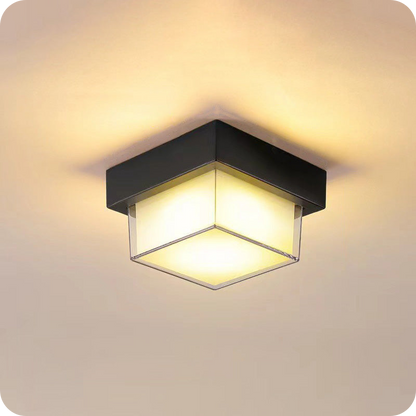 Square Outdoor Ceiling Light