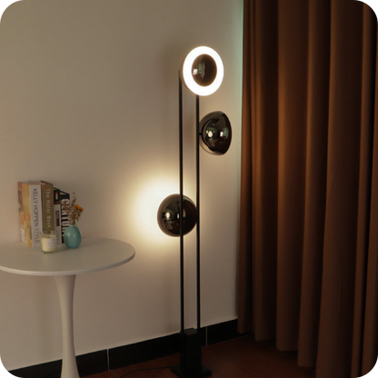 3-light Eclipse Floor Lamp