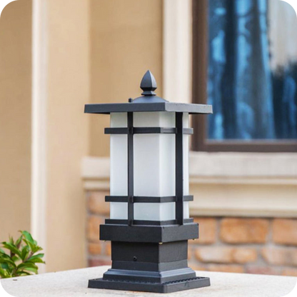 Square Outdoor Pillar Light