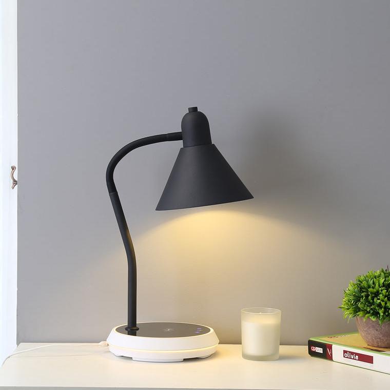 Dimmable Touch Flexible Gooseneck Desk Lamp with Wireless Charger