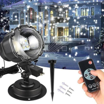 Proyector de luz y nieve para Navidad