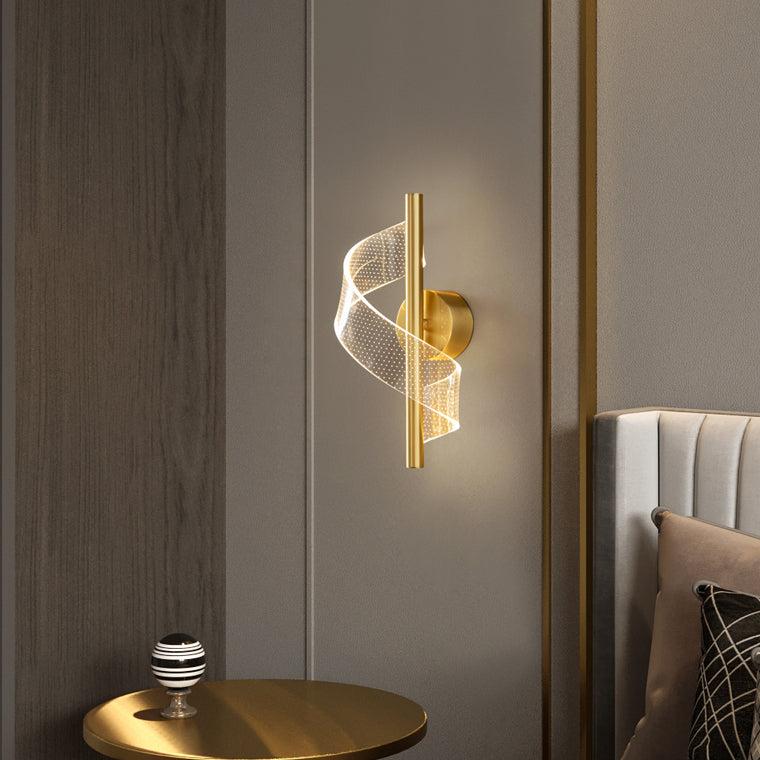 Ribben Brass Wall Sconce