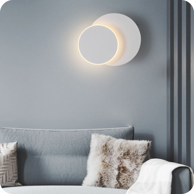 Eclipses Round Wall Sconce