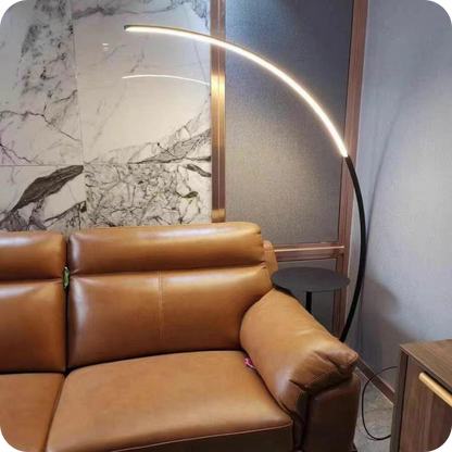 Crescent Arc LED Floor Lamp