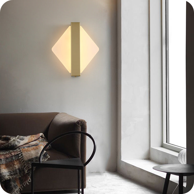 Geometric Acrylic Accent Wall Sconce