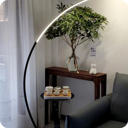 Crescent Arc LED Floor Lamp