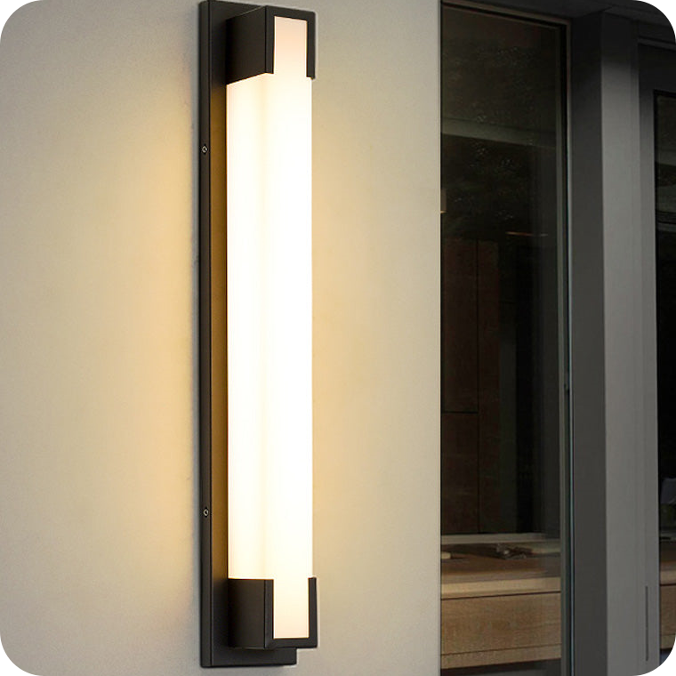 Long Outdoor Wall Light