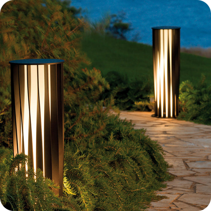 Decorative Solar Bollard Light