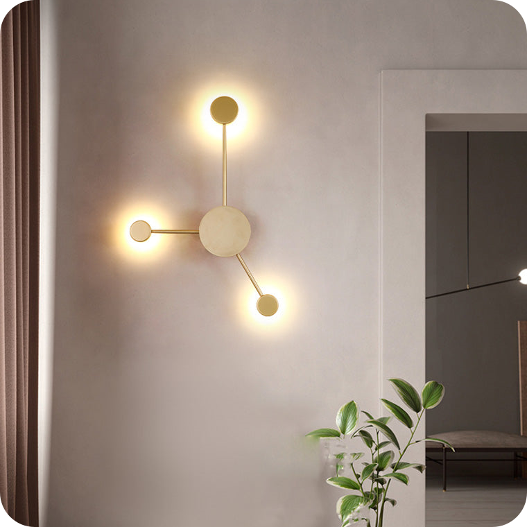 Multi-light Sculptural Wall Sconce