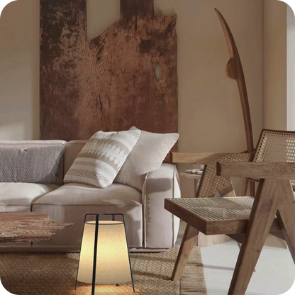 Designer Short Lantern Floor Lamp