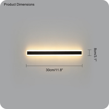 Aplique lineal de pared para exterior