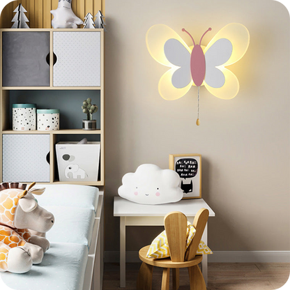 Applique murale papillon pour enfants