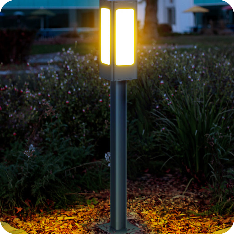 Modern Landscape Path Light IP65 Waterproof Pathway Light Aluminum Housing Bollard Lights