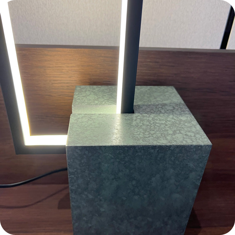 Rectangular LED Marble Floor Lamp