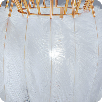 Tripod Feather Floor Lamp