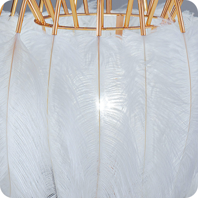 Tripod Feather Floor Lamp