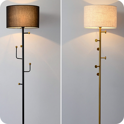 Coat Rack Tree Floor Lamp