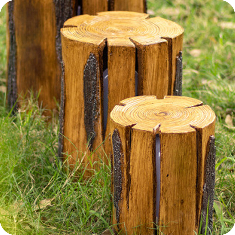 Stump Bollard Light Christmas Lights