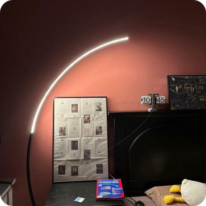 Crescent Arc LED Floor Lamp