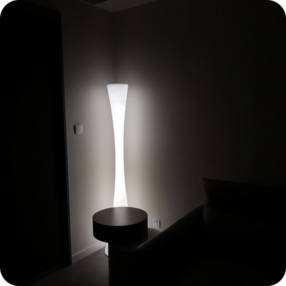 Tall Cylinder Floor Lamp with Hue Dimmer