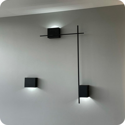 Aplique de pared con acento escultural