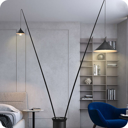 3-light Overhanging Floor Lamp