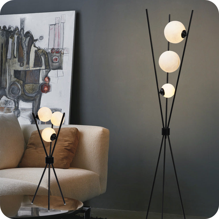 Bubbles Tripod Floor Lamp