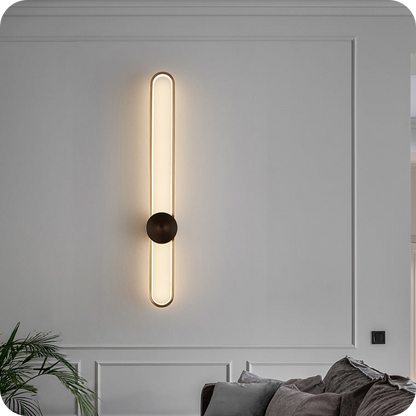 Long Oval LED Wall Sconce