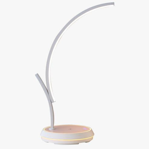 Dimmable Touch Arc Desk Lamp with Wireless Charger