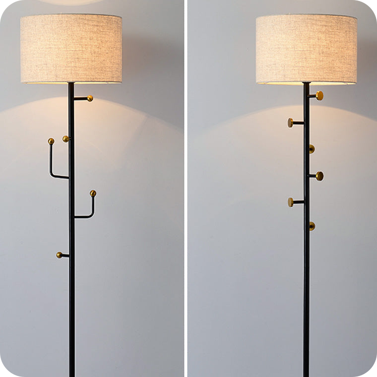 Coat Rack Tree Floor Lamp