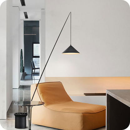 3-light Overhanging Floor Lamp