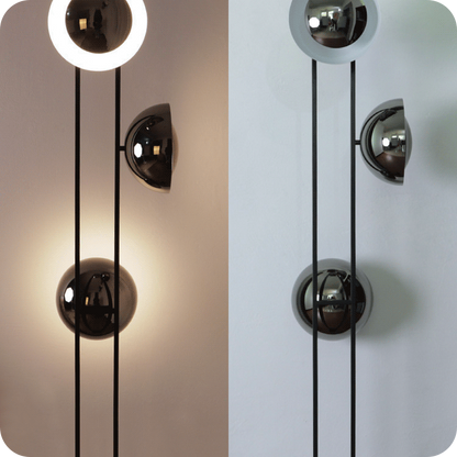 3-light Eclipse Floor Lamp