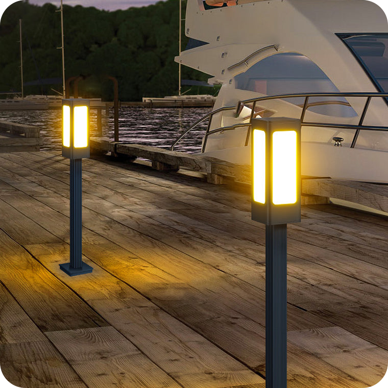 Modern Landscape Path Light IP65 Waterproof Pathway Light Aluminum Housing Bollard Lights