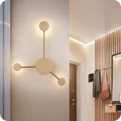 Multi-light Sculptural Wall Sconce