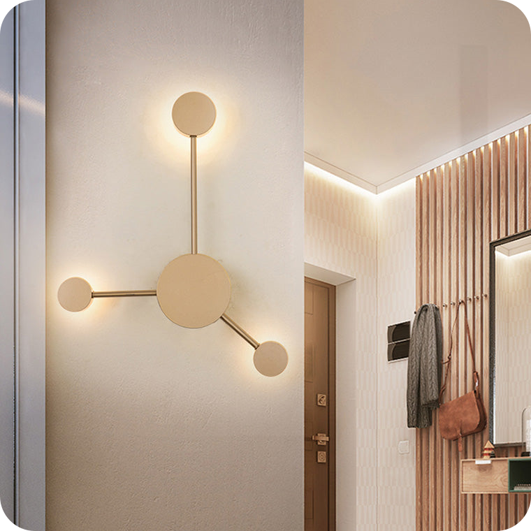 Multi-light Sculptural Wall Sconce