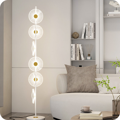 Multi-light Dimmable Floor Lamp with Remote