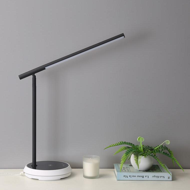 Dimmable Touch Cantilever Desk Lamp with Wireless Charger