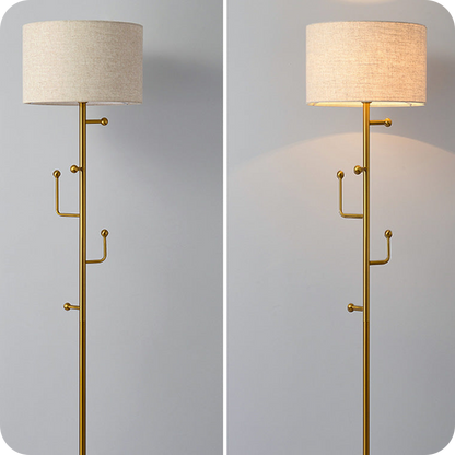 Coat Rack Tree Floor Lamp