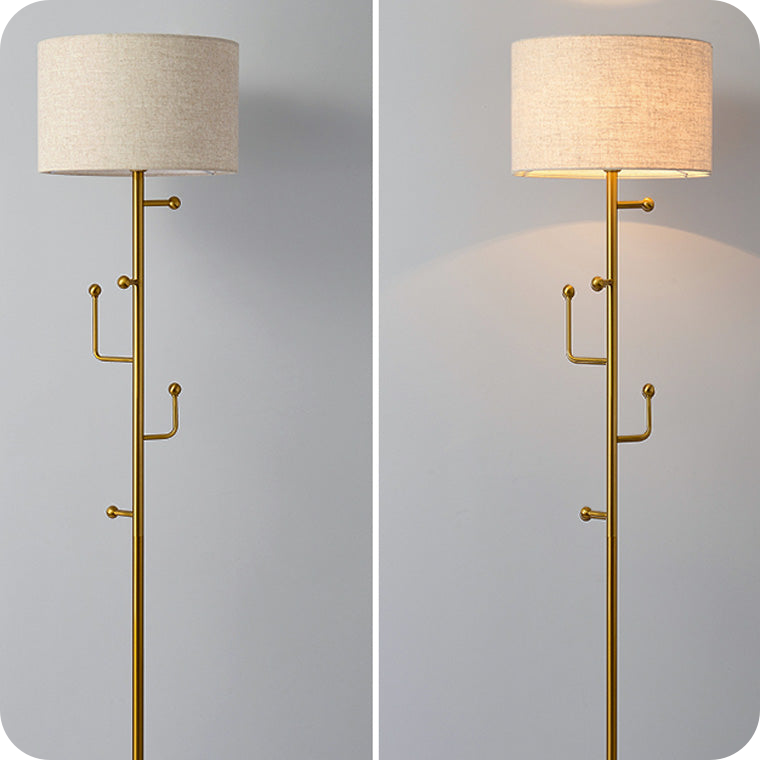 Coat Rack Tree Floor Lamp