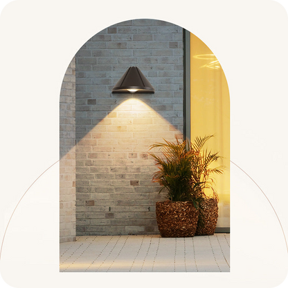 Cone Outdoor Wall Light