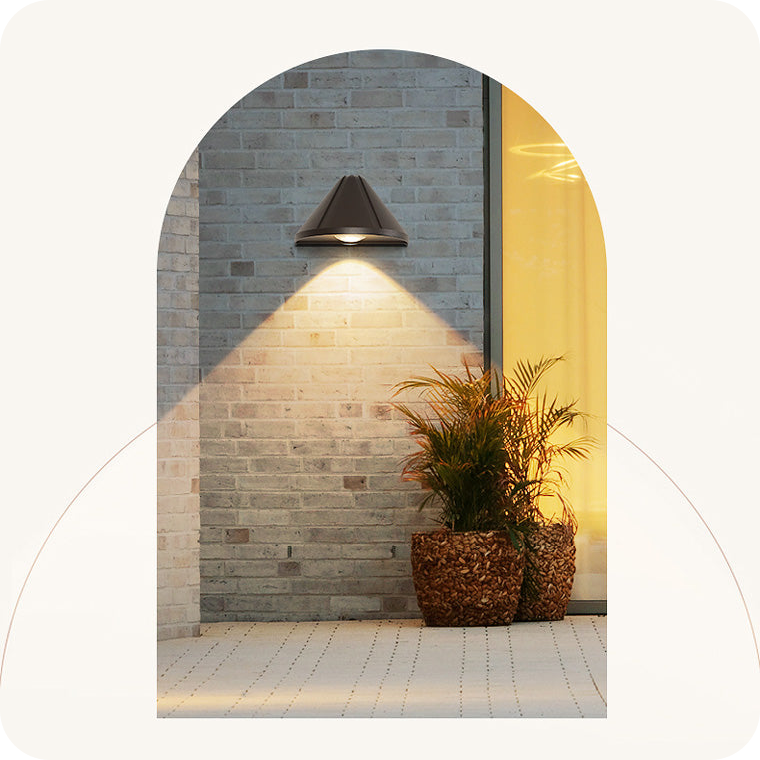 Cone Outdoor Wall Light