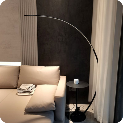 Crescent Arc LED Floor Lamp