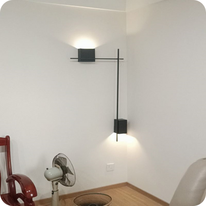 Aplique de pared con acento escultural