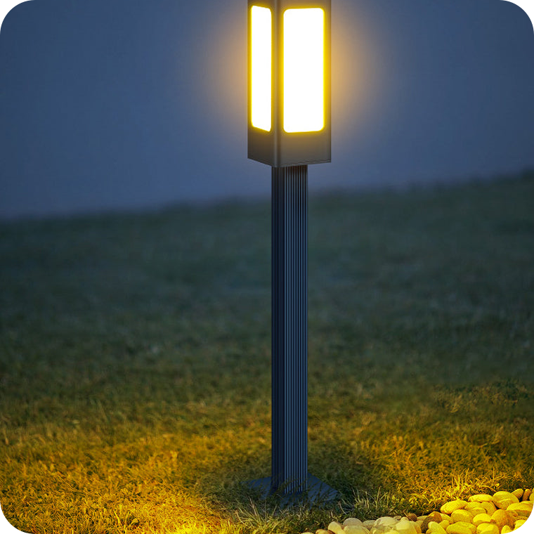 Modern Landscape Path Light IP65 Waterproof Pathway Light Aluminum Housing Bollard Lights