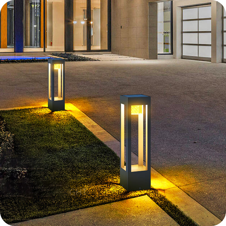 Simple modern villa garden community landscape lamp